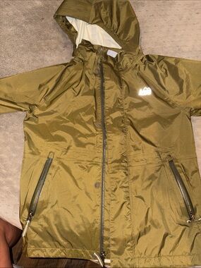 REI Co-op Olive Green Jacket with Light Gray Lining